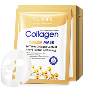 10PCS Anti-Wrinkle Collagen Face Mask – Moisturizing Anti-Aging Repair & Brightening Sheet Mask Skin Care Set