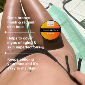 OUHOE help black cream aloe vera gel summer beach bronzer help black help tan milk skin sunburn repair gel