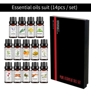 14-piece set cross-border unilateral essential oil box set neutral 14 sticks multi-bottle gift box packaging 10ml